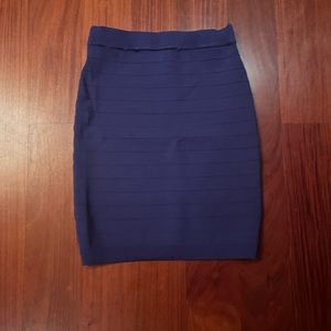 Caché bandage skirt in dark blue